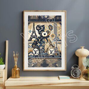 The Louis Vuitton Paris 11x17 Art Print is a luxurious and elegant piece that ad